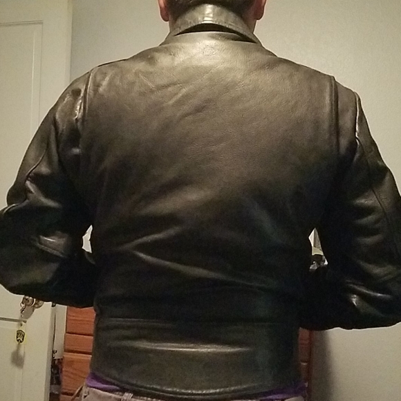 Vintage Wilson Open Road Leather Jacket w/ lining - Picture 3 of 14